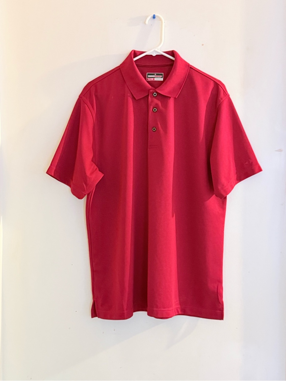 Grand Slam Classic Red Men's Polo Golf Shirt Large